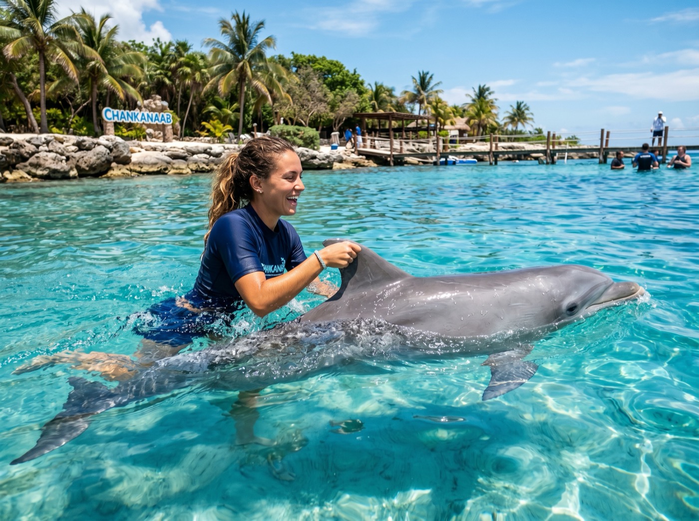 Nage avec dauphins